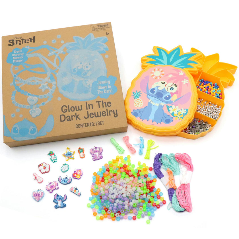 Jewelry Activity Set: Glow-In-The-Dark - Disney Stitch