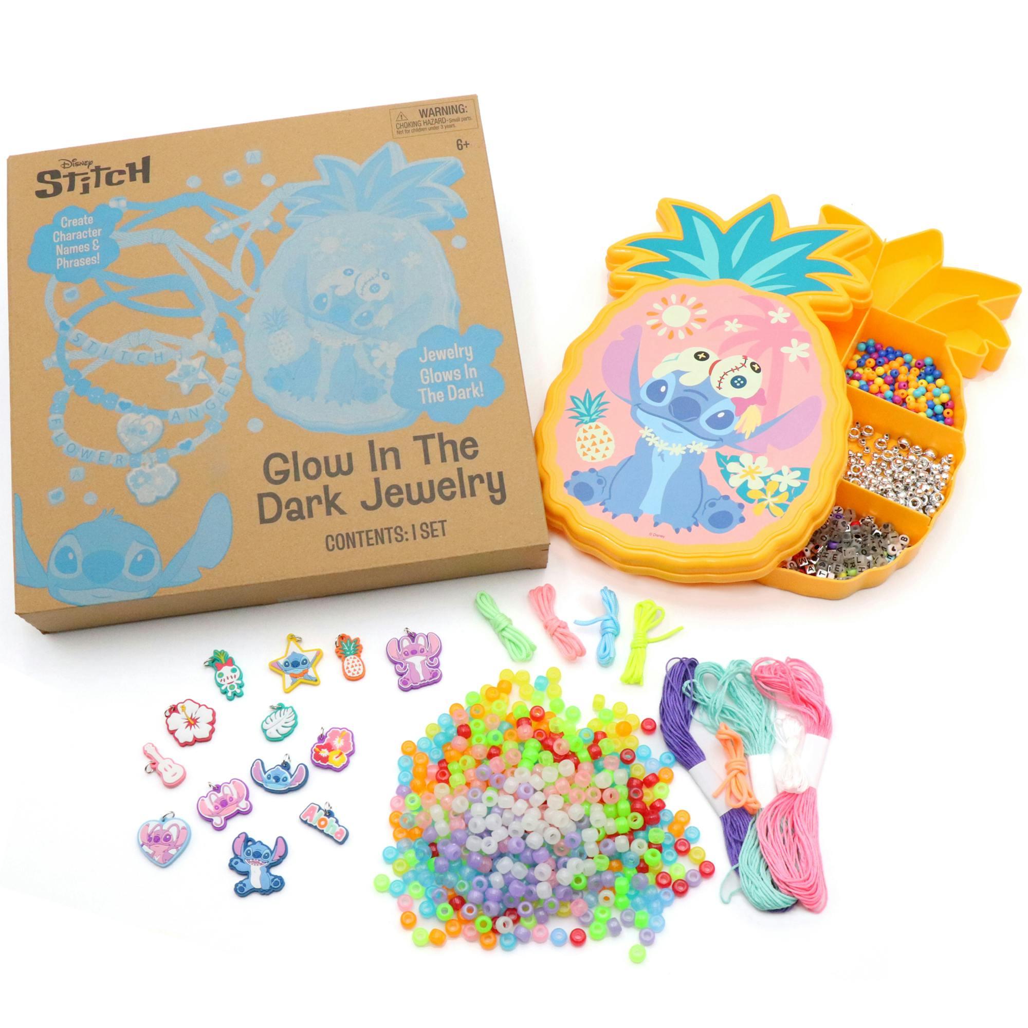 Jewelry Activity Set: Glow-In-The-Dark - Disney Stitch