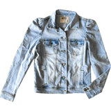 Adult Puff Sleeve Denim Jacket