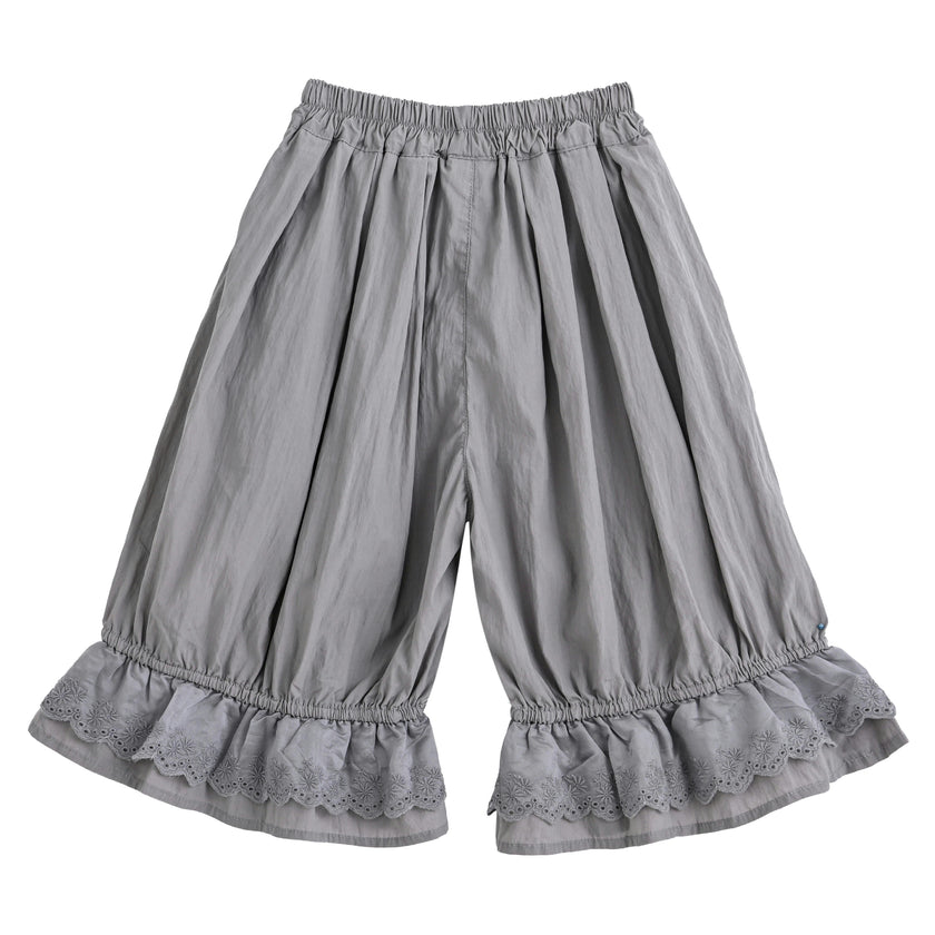 Grey Ruffled Short Set