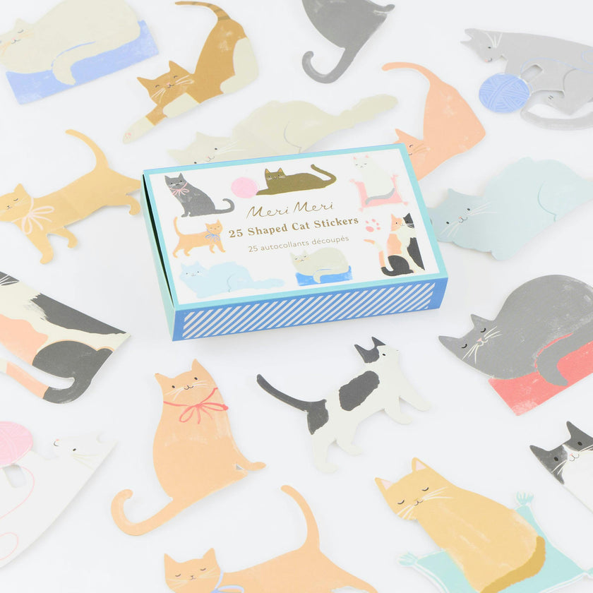 Cat Shaped Stickers