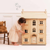 Grand Natural Wood Dolls House