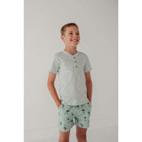 Short Sleeve Henley Shirt