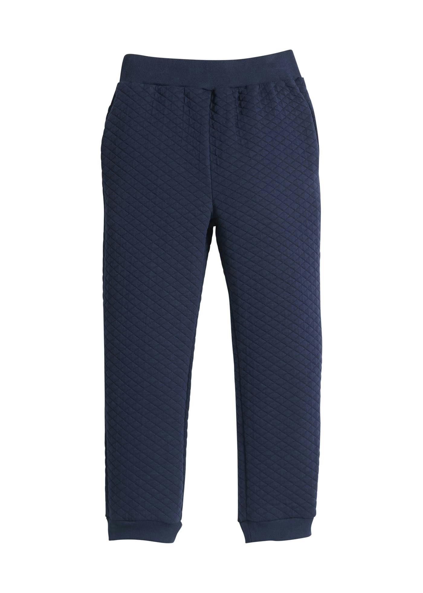 Classic Quilted Joggers - Navy