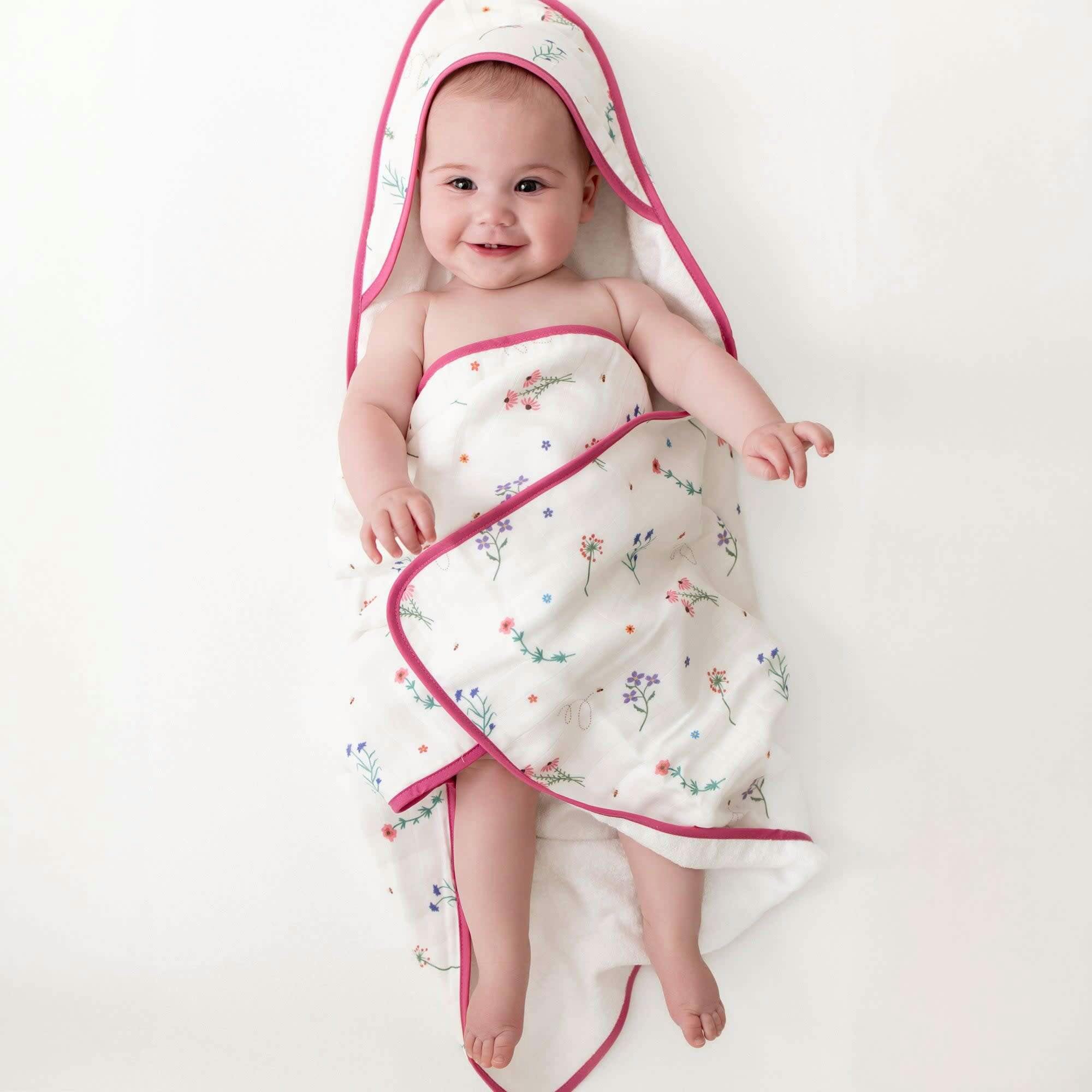 Wildflowers Hooded Towel Set