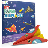 DIY Paper Airplanes Activity Kit - 24 Designs - 2 Sticker Sheets