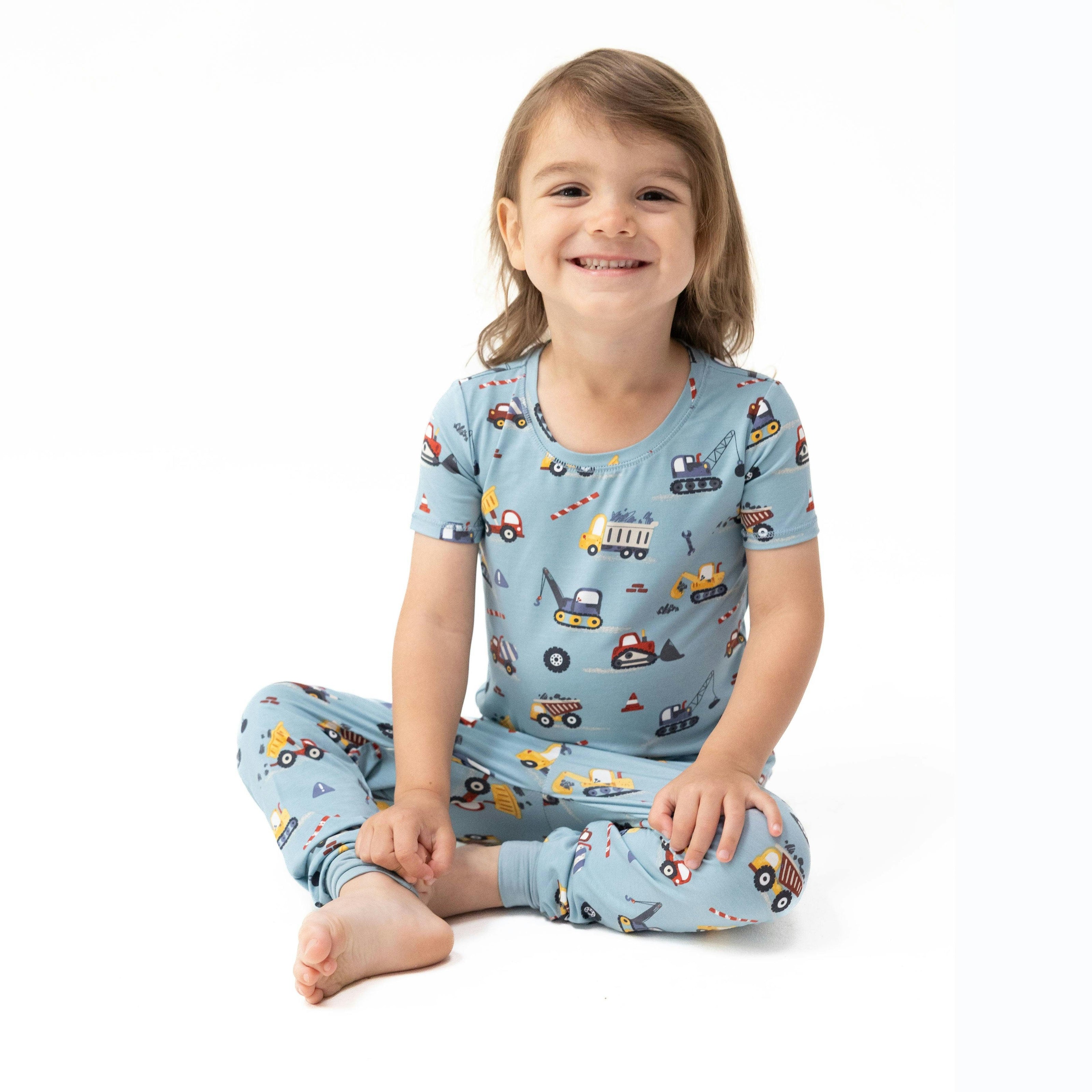 Crayon Construction - Short Sleeve Loungewear Set