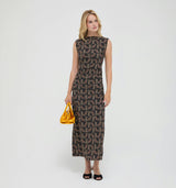The Sloane Dress -  Duke Paisley Black