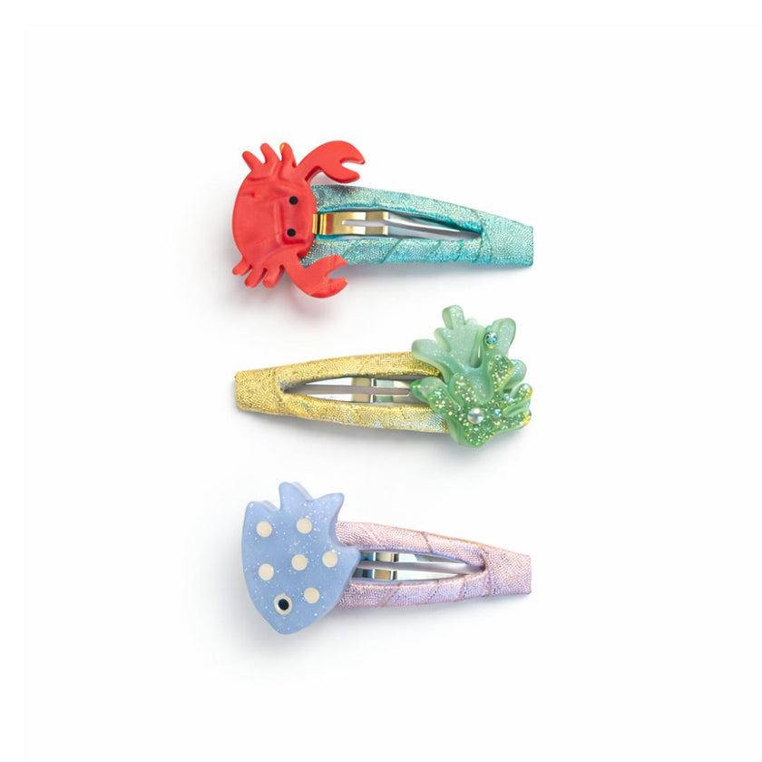 Ocean Friends Crab Snap Clips -SUM
