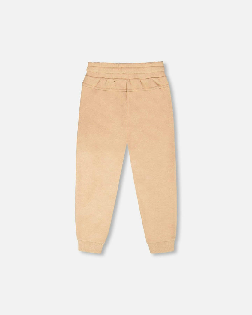 French Terry Sweatpants With Cross Seams