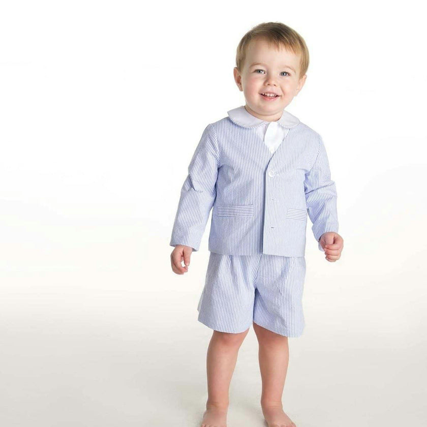 Stripe Seersucker Eton Suit