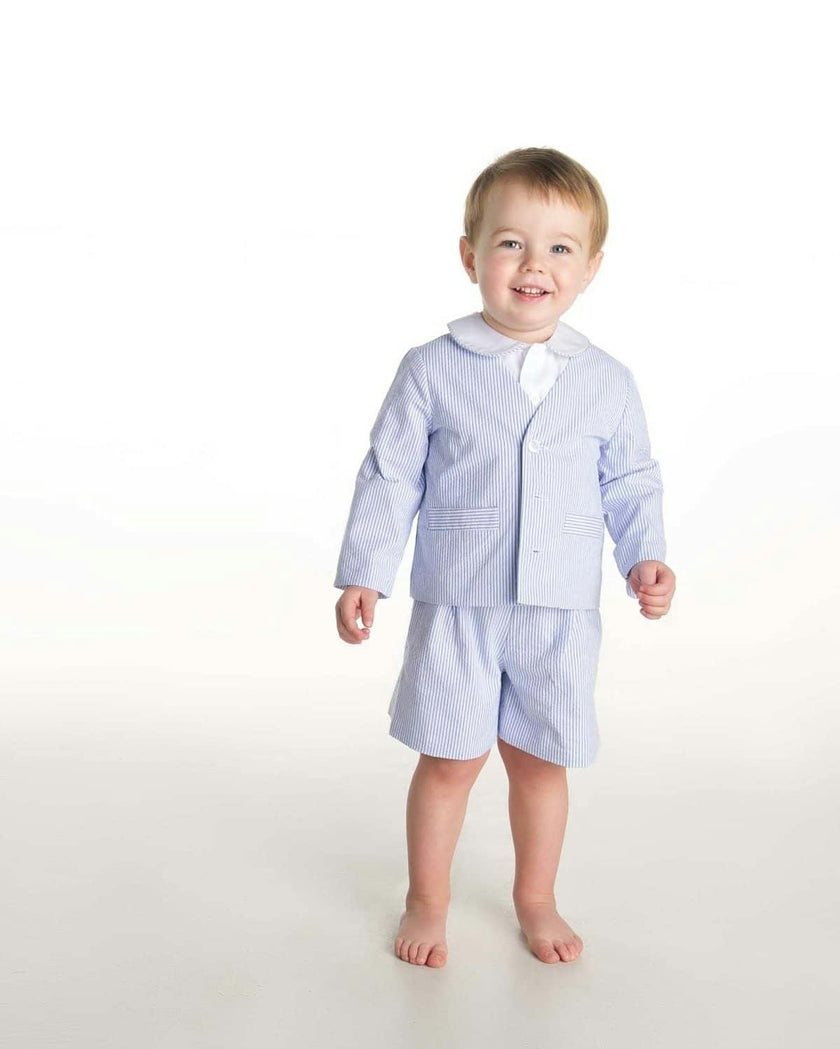 Stripe Seersucker Eton Suit