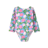 UPF 50+ Charlie L/S Rash Guard Swimsuit