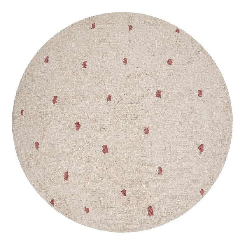 Dotted Washable Organic Cotton Rug