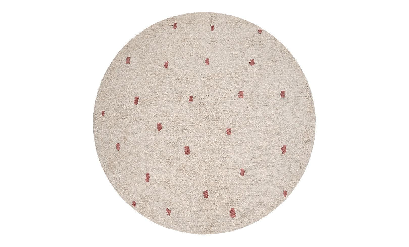 Dotted Washable Organic Cotton Rug