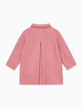 Pink Henrietta Girl Coat