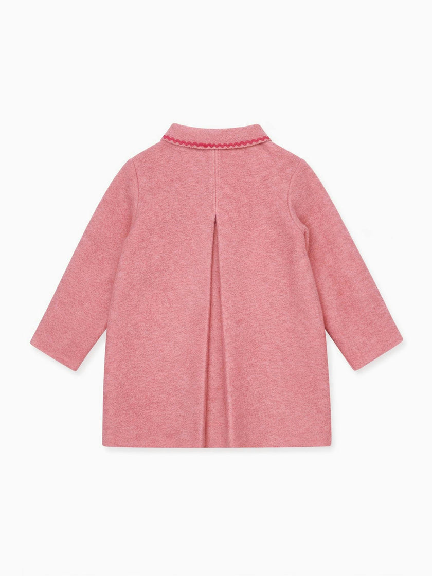 Pink Henrietta Girl Coat