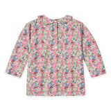 Floral Knit Long Sleeve Blouse