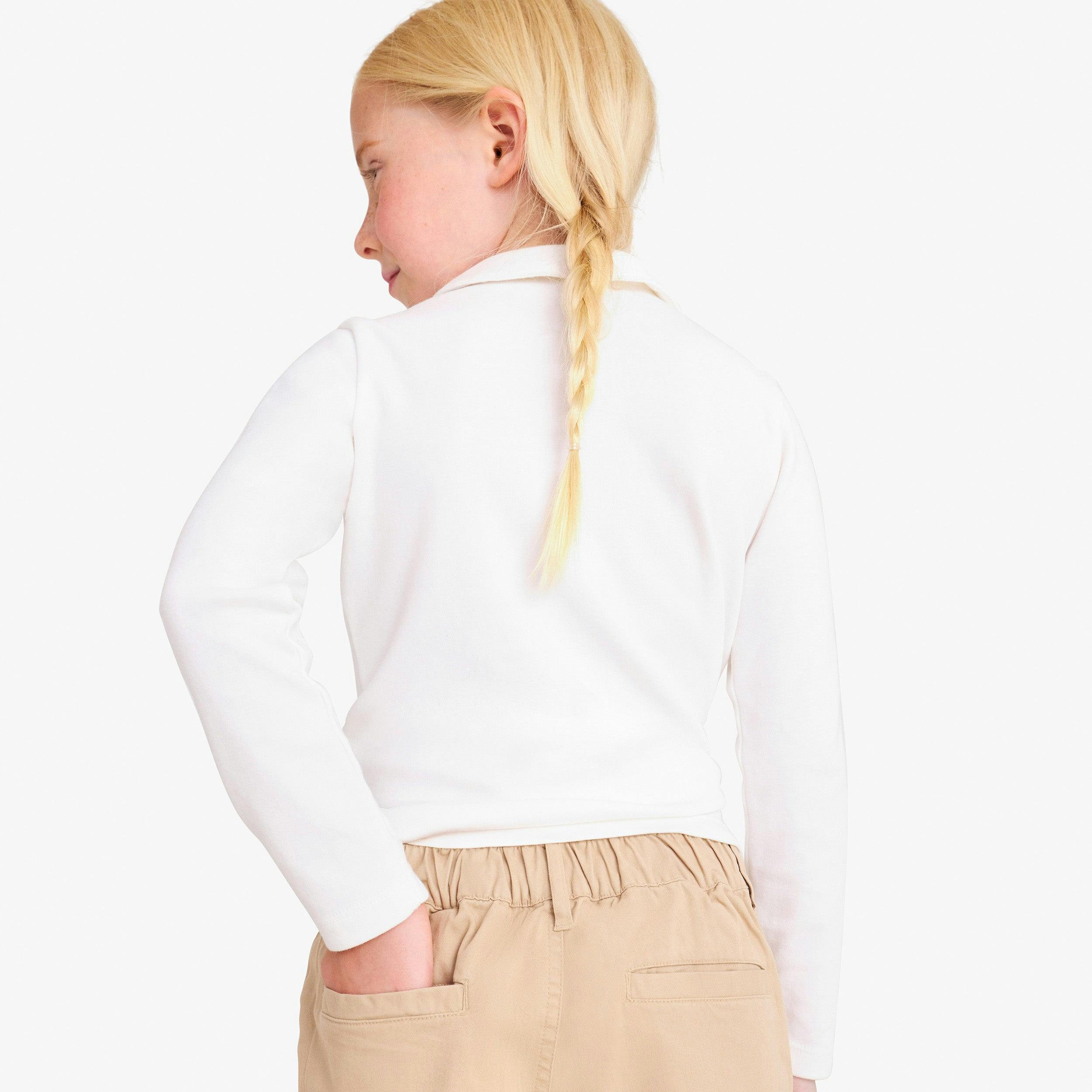 Kids stretch chino elastic-back pant