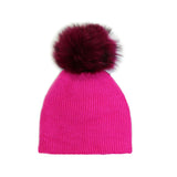 Knitted Wool Hat (Snap On Pom Sold Separately)