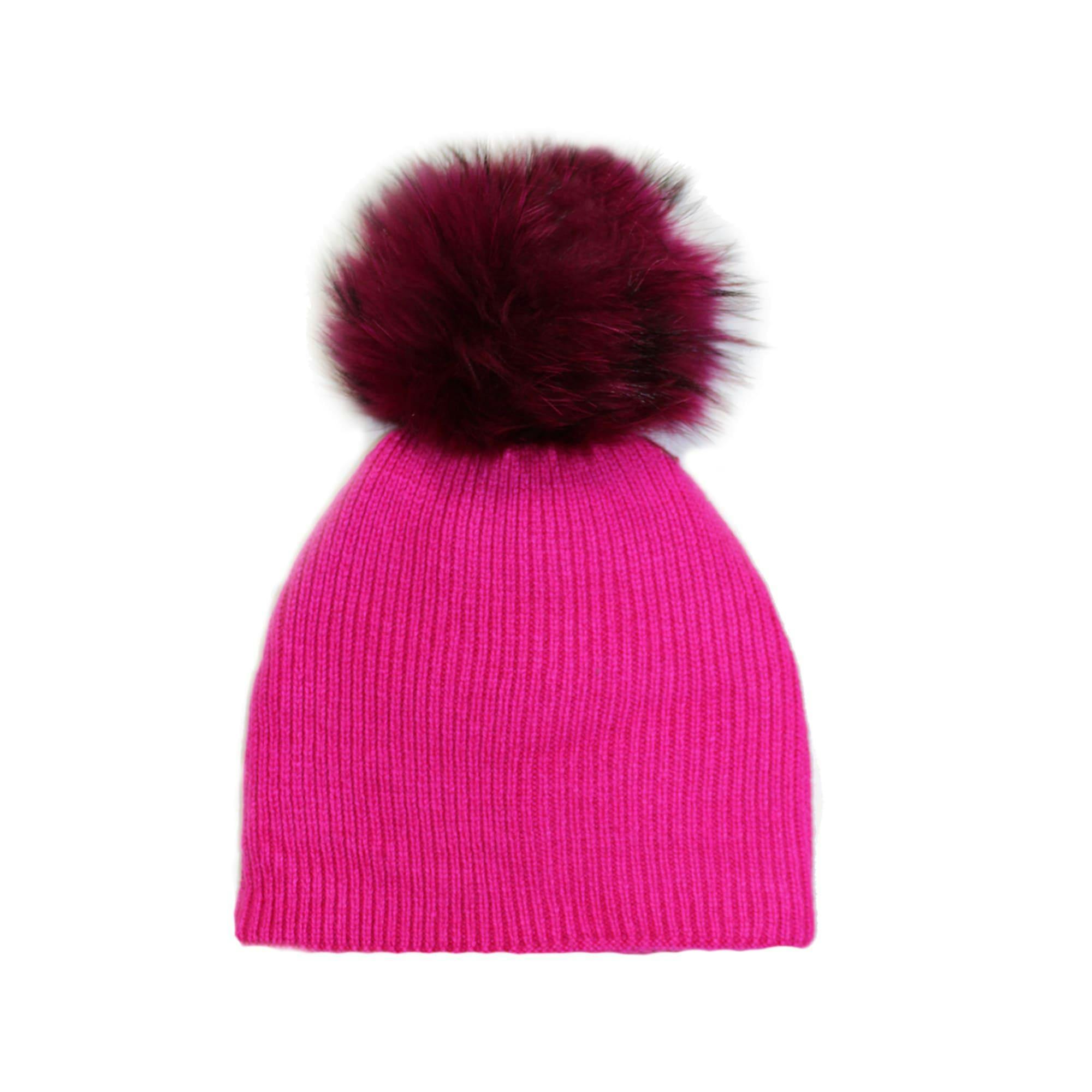 Knitted Wool Hat (Snap On Pom Sold Separately)