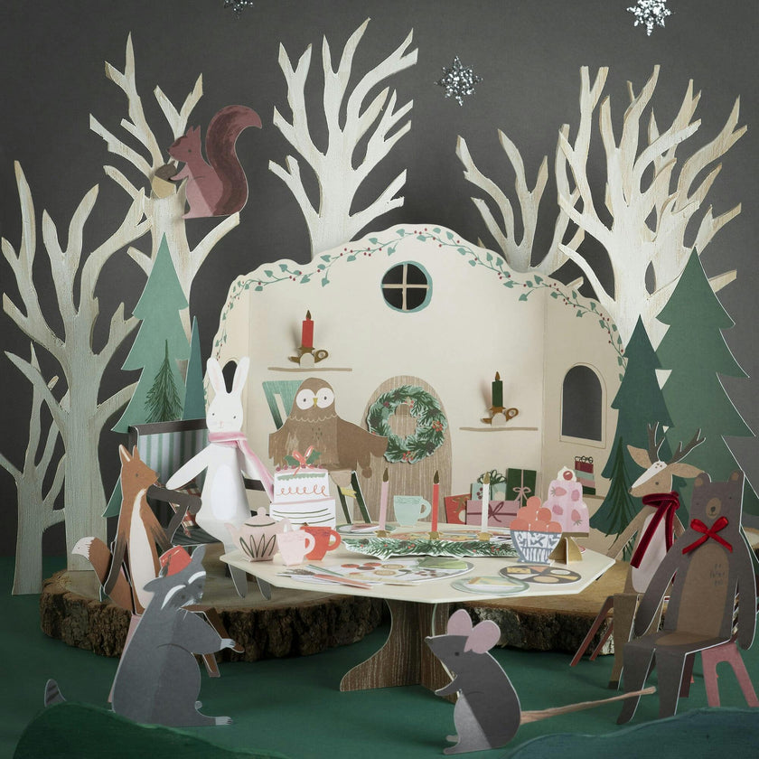 Owl'S Party Paper Play Advent Calendar
