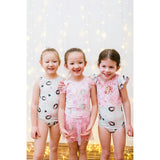 Kitty Bows Leotard, Green