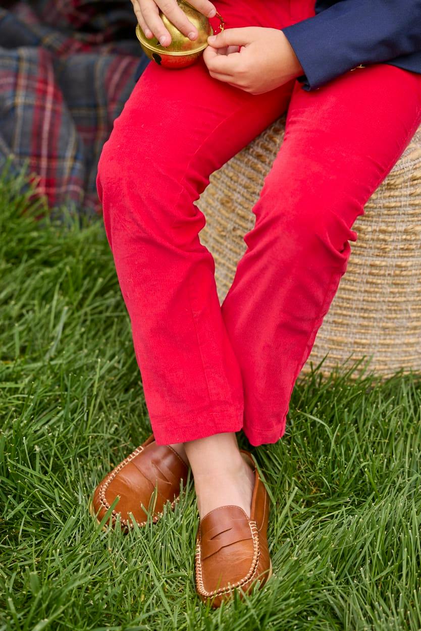Classic Pants - Red Corduroy