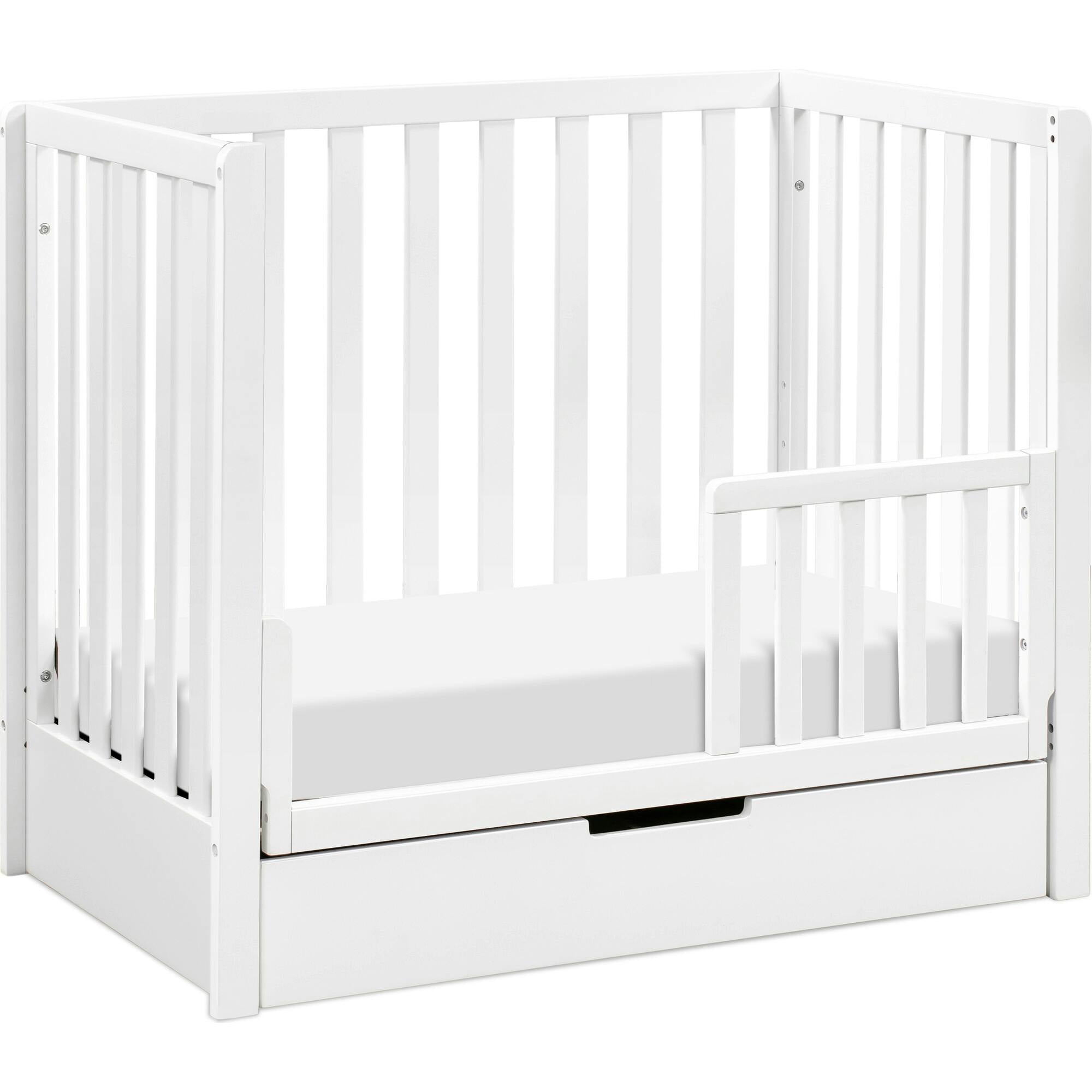 Colby 4-in-1 Convertible Mini Crib with Trundle