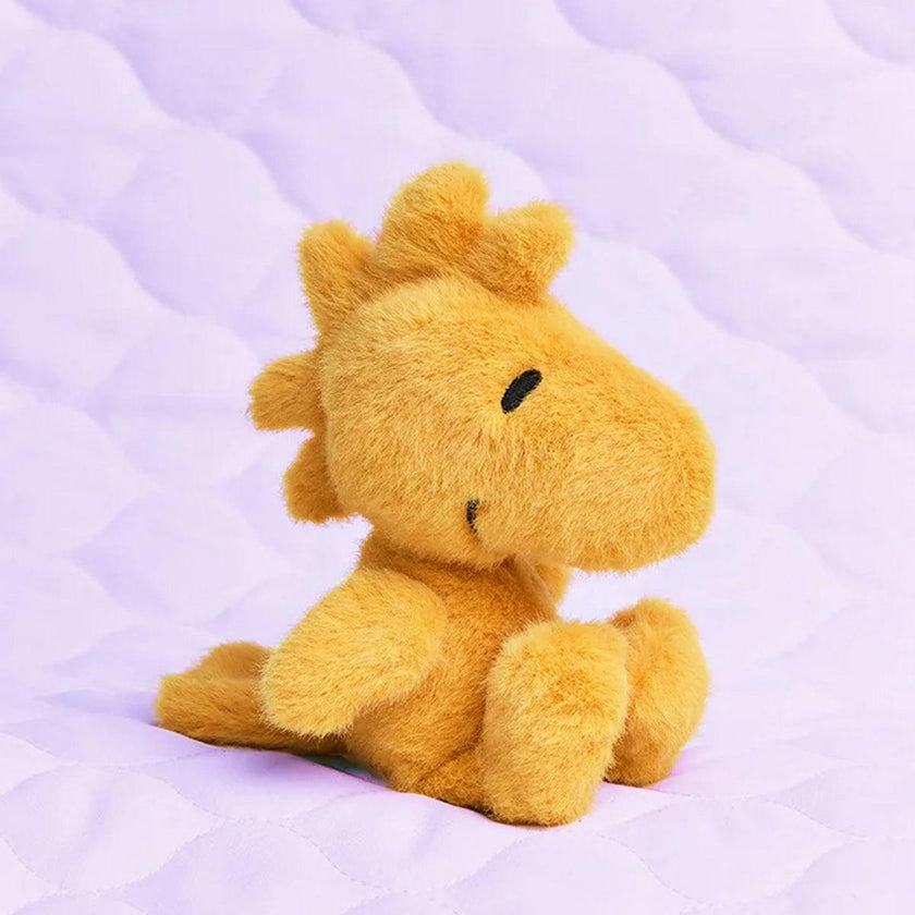 Plush PEANUTS WOODSTOCK ECO Fuzzy Yellow 6"