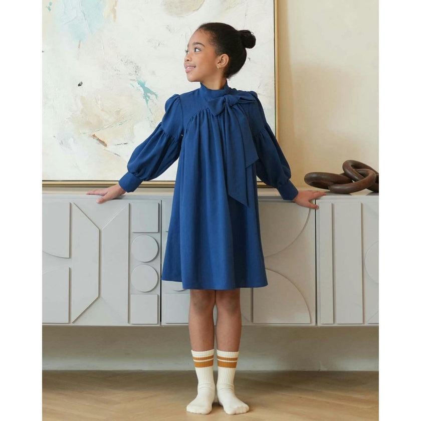 Talia dress (sapphire-blue)