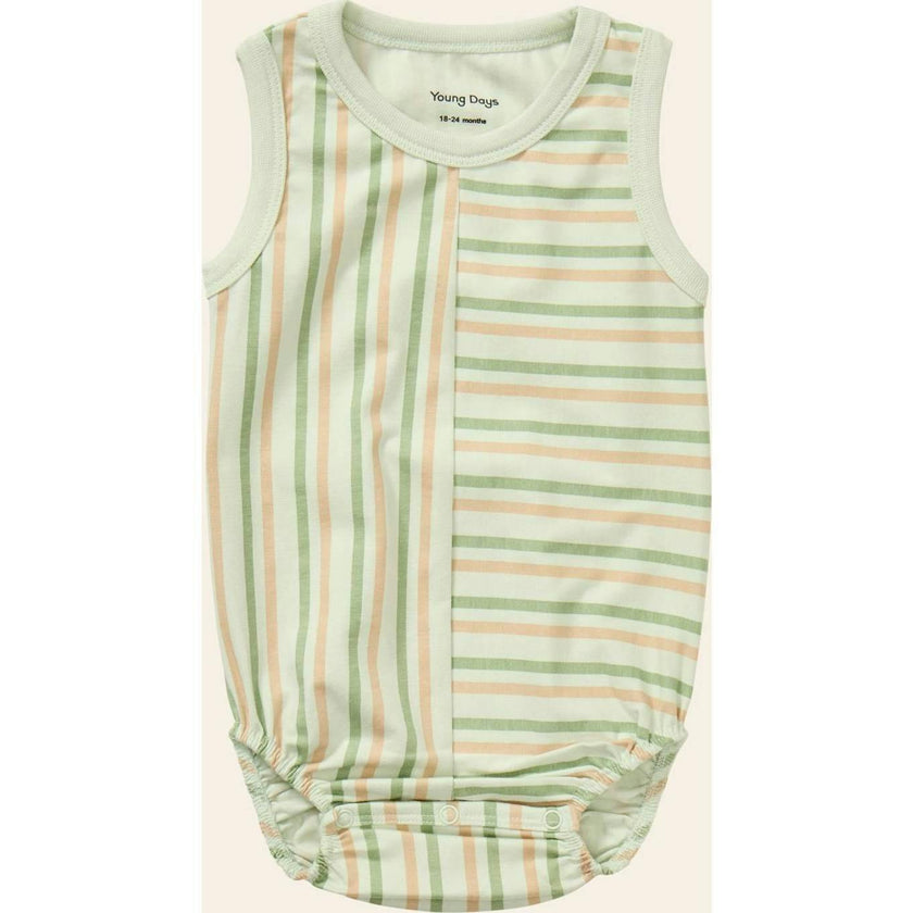 Stripe Mix Tank Onesie