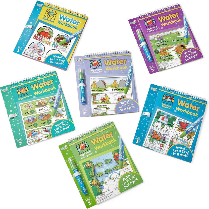 Bob Books® Reading Readiness Water Workbook Set
