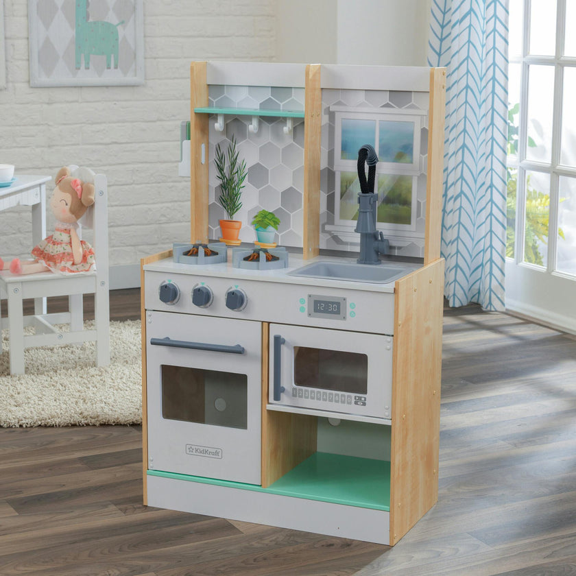 Let's Cook Play Kitchen - Natural