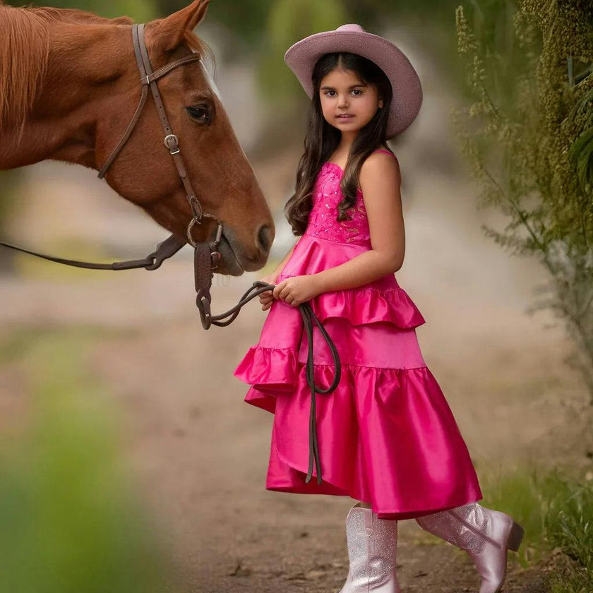 Wildflower Cowgirl Ruffle Dress