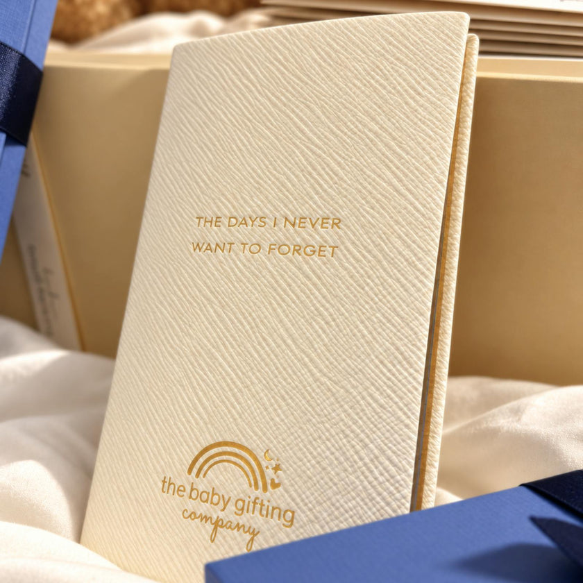 Cashmere Blanket and beanie with Smythson Keepsake Baby Gift Set