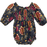 Baby Madeline Romper in Moody Sunflower