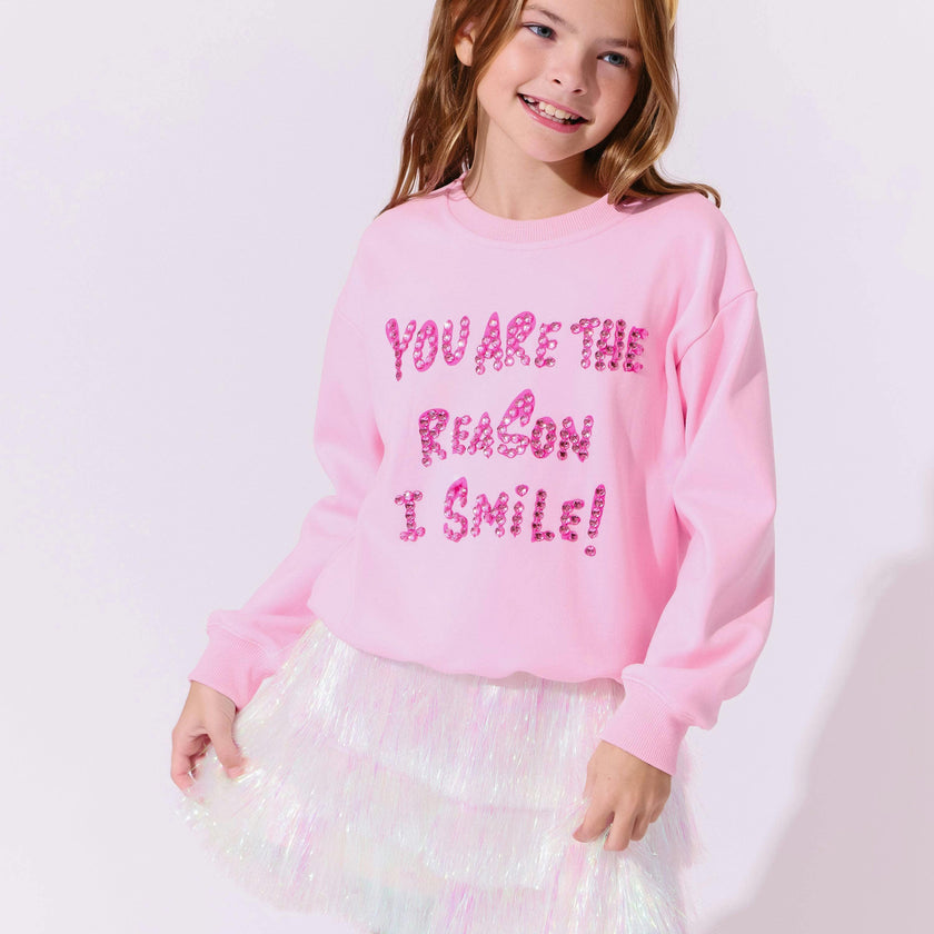 You are the reason I smile Sweatshirt