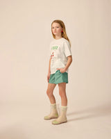 Avenue Shorts in Cucumber Stripe