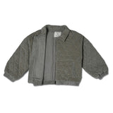 Organic Quilted Bomber Corduroy Jacket