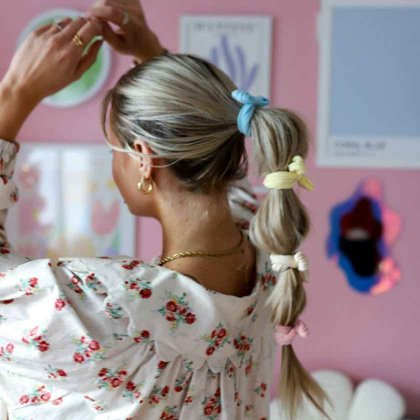 BOW SLICK BACK PONYTAILS (PACK OF 3)