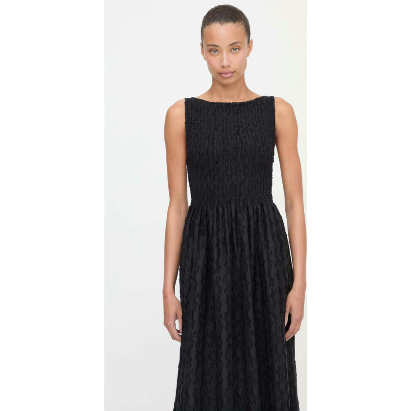 The Cosima Nap Dress - Black Fil Coupé