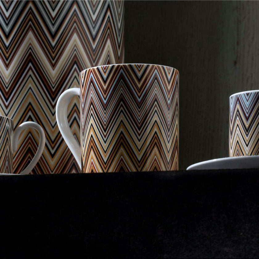 Mug Cup Zig Zag In Luxury Box Jarris 148 Diam. 3"