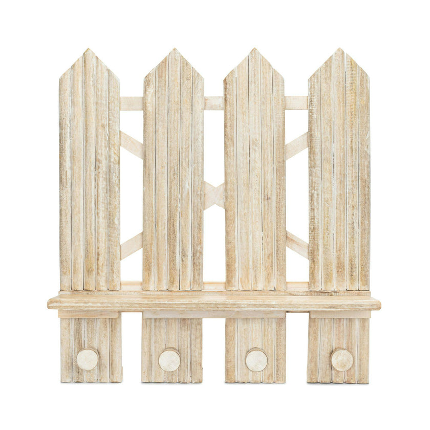Charlie Farmhouse Wooden Fence Wall Shelf
