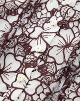 Chelsea Cotton Embroidered Dress, Wine
