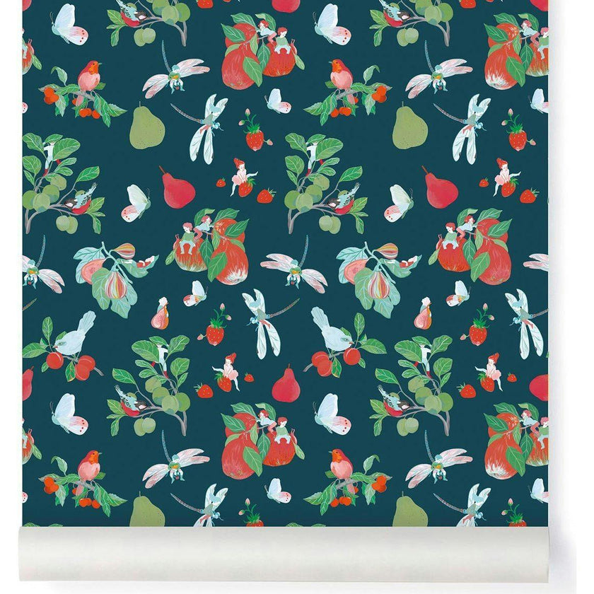 Papier peint GARDEN PARTY coloris nuit