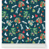 Papier peint GARDEN PARTY coloris nuit