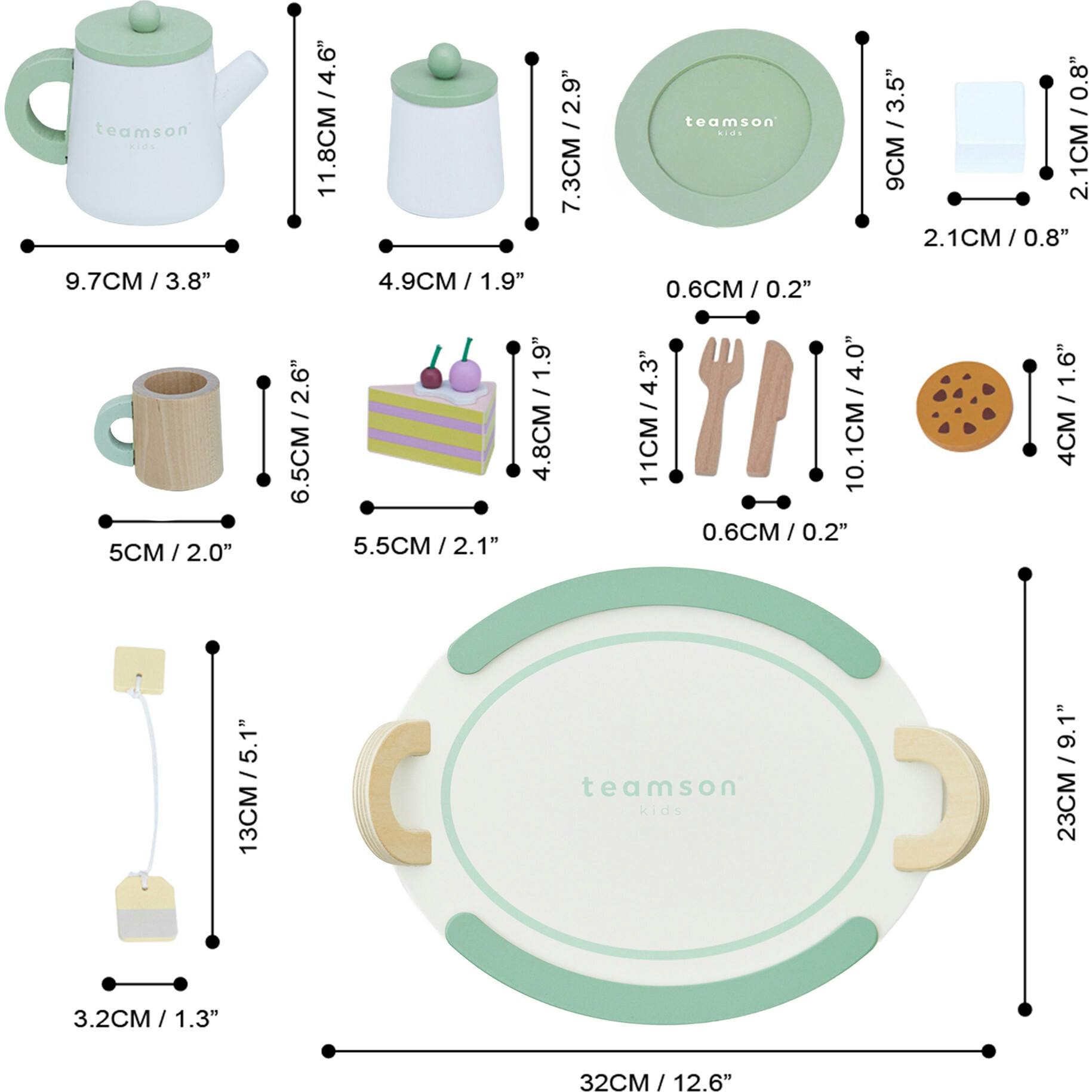 Little Chef Frankfurt Wooden Tea Accessories
