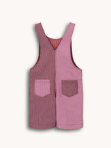 children's short dungaree - watermelon stripes