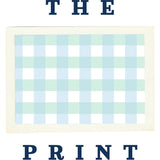 Blue and Green Plaid Boys' Polo